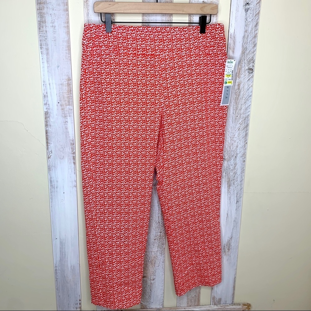 Tribella Red Stretchy Pull On Pant Women's 12